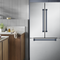Gordon Ramsay by THOR Kitchen 36" 20.3 cu. ft. French Door Counter Depth Refrigerator with Ice Maker in Stainless Steel with Navy Blue Accents, RF3621CTD99-BLU