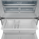 Gordon Ramsay by THOR Kitchen 36" 20.3 cu. ft. French Door Counter Depth Refrigerator with Ice Maker in Stainless Steel with Bronze Accents, RF3621CTD99-BRZ