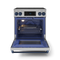 Gordon Ramsay by THOR Kitchen 30" 4.55 cu. ft. Professional Electric Range with Tilt Panel Touch Control, Self-Clean and Air Fry in Stainless Steel with Navy Blue Accents, RSE30-BLU