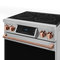 Gordon Ramsay by THOR Kitchen 30" 4.55 cu. ft. Professional Electric Range with Tilt Panel Touch Control, Self-Clean and Air Fry in Stainless Steel with Rose Gold Accents, RSE30-RSG