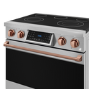 Gordon Ramsay by THOR Kitchen 36" 6.0 cu. ft. Professional Electric Range with Tilt Panel Touch Control, Self-Clean and Air Fry in Stainless Steel with Rose Gold Accents, RSE36-RSG