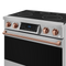 Gordon Ramsay by THOR Kitchen 36" 6.0 cu. ft. Professional Electric Range with Tilt Panel Touch Control, Self-Clean and Air Fry in Stainless Steel with Rose Gold Accents, RSE36-RSG