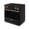 Gordon Ramsay by THOR Kitchen 36" 6.0 cu. ft. Professional Electric Range with Tilt Panel Touch Control, Self-Clean and Air Fry in Matte Black with Rose Gold Accents, RSE36B-RSG