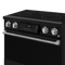 Gordon Ramsay by THOR Kitchen 36" 6.0 cu. ft. Professional Electric Range with Tilt Panel Touch Control, Self-Clean and Air Fry in Matte Black with Stainless Steel Accents, RSE36B-SS