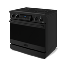 Gordon Ramsay by THOR Kitchen 36" 6.0 cu. ft. Professional Electric Range with Tilt Panel Touch Control, Self-Clean and Air Fry in Matte Black, RSE36B