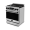 Gordon Ramsay by THOR Kitchen 30" 4.55 cu. ft. Professional Natural Gas Range with Tilt Panel Touch Control and Self-Clean in Stainless Steel with Black Accents, RSG30-BLK