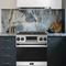 Gordon Ramsay by THOR Kitchen 30" 4.55 cu. ft. Professional Natural Gas Range with Tilt Panel Touch Control and Self-Clean in Stainless Steel with Black Accents, RSG30-BLK