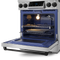 Gordon Ramsay by THOR Kitchen 30" 4.55 cu. ft. Professional Natural Gas Range with Tilt Panel Touch Control and Self-Clean in Stainless Steel with Black Accents, RSG30-BLK