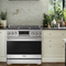 Gordon Ramsay by THOR Kitchen 36" 6.0 cu. ft. Professional Propane Gas Range with Tilt Panel Touch Control, Self-Clean and Air Fry in Stainless Steel, RSG36LP