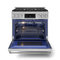 Gordon Ramsay by THOR Kitchen 36" 6.0 cu. ft. Professional Propane Gas Range with Tilt Panel Touch Control, Self-Clean and Air Fry in Stainless Steel, RSG36LP
