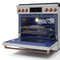Gordon Ramsay by THOR Kitchen 36" 6.0 cu. ft. Professional Natural Gas Range with Tilt Panel Touch Control, Self-Clean and Air Fry in Stainless Steel with Rose Gold Accents, RSG36-RSG