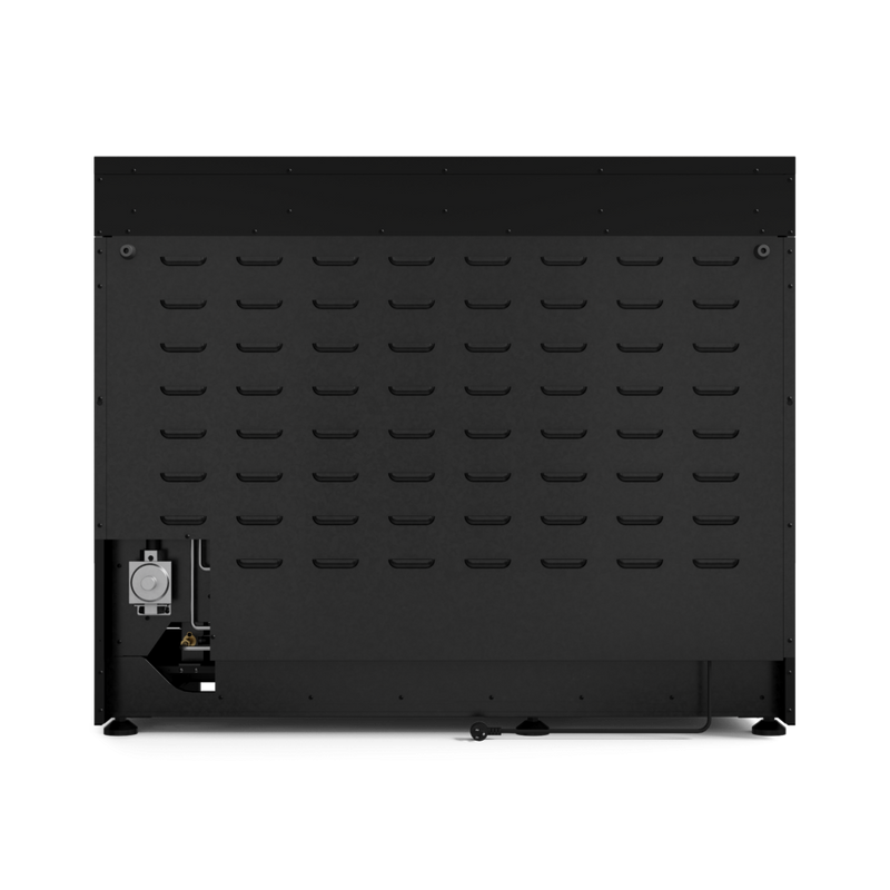 Gordon Ramsay by THOR Kitchen 48" 6.8 cu. ft. Professional Natural Gas Range in Matte Black with Rose Gold Accents, RSG48EB-RSG