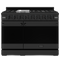 Gordon Ramsay by THOR Kitchen 48" 6.8 cu. ft. Professional Natural Gas Range in Matte Black, RSG48EB