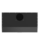 FORNO Espresso Bari 30" 400 CFM Under Cabinet Range Hood in Black with Silver Handles, FRHUC5255-30BLK