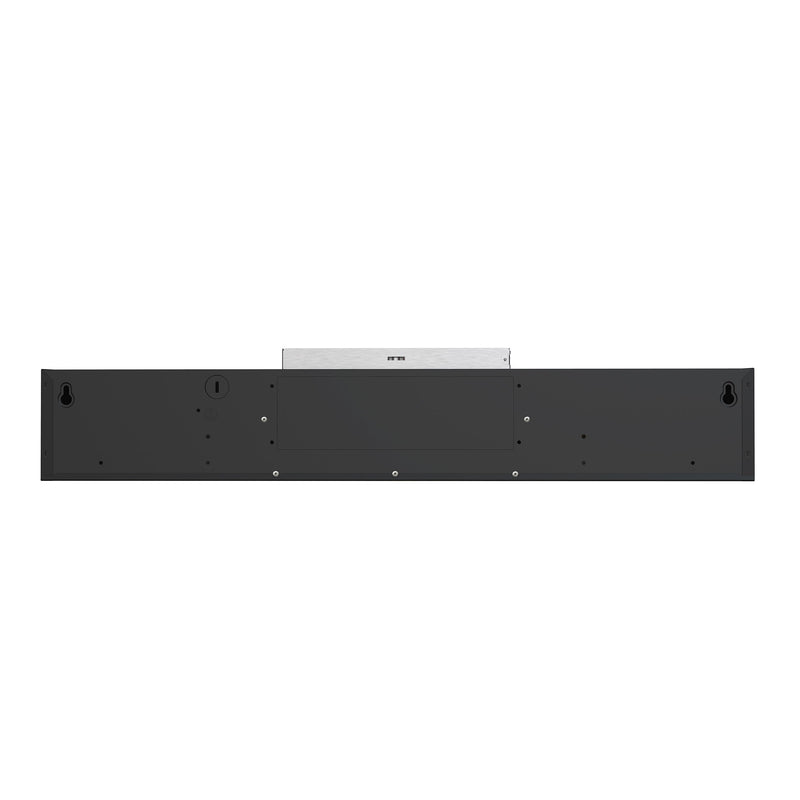 FORNO Espresso Cappa 30" 200 CFM Compact Under Cabinet Convertible Range Hood in Black, FRHUC5200-30BLK