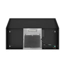 FORNO Espresso Cappa 30" 200 CFM Compact Under Cabinet Convertible Range Hood in Black, FRHUC5200-30BLK