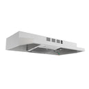 FORNO Espresso Cappa 30" 200 CFM Compact Under Cabinet Convertible Range Hood in Stainless Steel, FRHUC5200-30