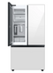 Samsung Bespoke 3-Door French Door Refrigerator (30 cu. ft.) with Beverage Center™ in White Glass
