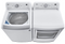 LG - 5.0 Cu. Ft. High-Efficiency Smart Top Load Washer with 6Motion Technology with LG 7.3-cu ft Electric Dryer (White) ENERGY STAR