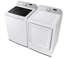 Samsung 4.5 cu. ft. Capacity Top Load Washer with Active WaterJet in White 7.4 cu. ft. Electric Dryer with Sensor Dry in White