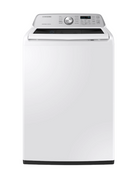 Samsung 4.5 cu. ft. Capacity Top Load Washer with Active WaterJet in White 7.4 cu. ft. Electric Dryer with Sensor Dry in White