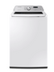 Samsung 4.5 cu. ft. Capacity Top Load Washer with Active WaterJet in White 7.4 cu. ft. Electric Dryer with Sensor Dry in White