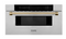 ZLINE Autograph 30 In. 1.2 cu. ft. Built-In Microwave Drawer In Black Stainless Steel with Champagne Bronze Accents, MWDZ-30-BS-CB