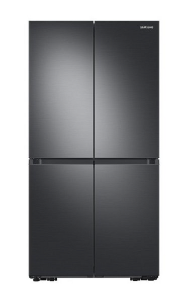 Samsung - 29 cu. ft. 4-Door Flex™ French Door Refrigerator with WiFi, Beverage Center and Dual Ice Maker - Black Stainless Steel