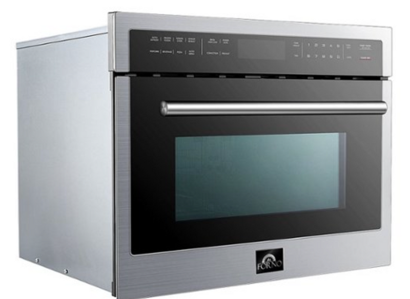 Forno Appliances - 1.6 Cu. Ft. Convection Microwave with Sensor Cooking - Stainless steel