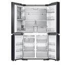 Samsung Bespoke Counter Depth 4-Door Flex™ Refrigerator (23 cu. ft.) in Matte Black Steel