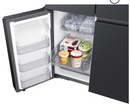 Samsung Bespoke Counter Depth 4-Door Flex™ Refrigerator (23 cu. ft.) in Matte Black Steel