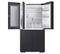 Samsung Bespoke Counter Depth 4-Door Flex™ Refrigerator (23 cu. ft.) in Matte Black Steel