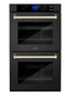 ZLINE 30-Inch Professional Double Wall Oven with Self Clean and True Convection in Stainless Steel (AWD-30)
