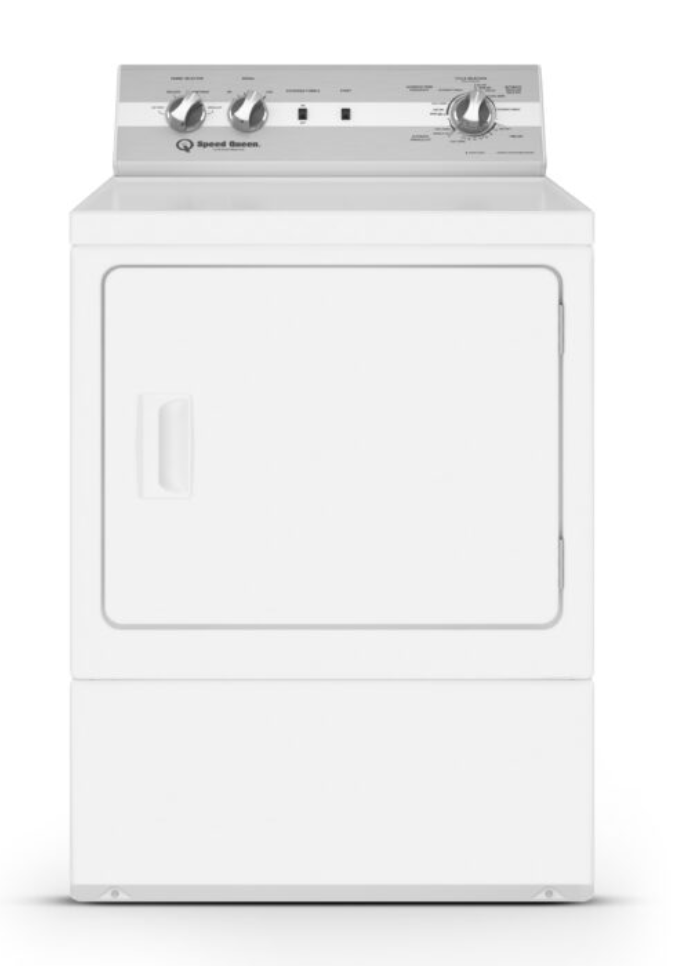 Speed Queen DC5 Sanitizing Electric Dryer with Extended Tumble | Reversible Door | 5-Year Warranty