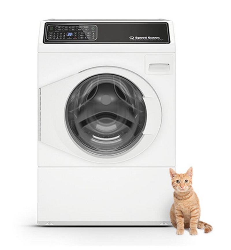 Speed Queen FF7 White Front Load Washer with Pet Plus | Sanitize | Fast Cycle Times | Dynamic Balancing | 5-Year Warranty