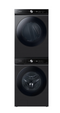 Samsung Bespoke Ultra Capacity Front Load Washer and Electric Dryer in Brushed Black