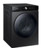 Samsung Bespoke Ultra Capacity Front Load Washer and Electric Dryer in Brushed Black