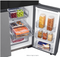 Samsung Bespoke 4-Door Flex™ Refrigerator with Family Hub™ + in Charcoal Glass Top and Stainless Steel Bottom Panels