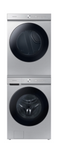 Samsung Bespoke Ultra Capacity Front Load Washer and Electric Dryer in Brushed Black