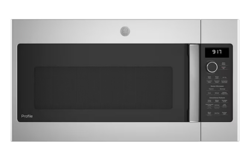 GE Profile 1.7-cu ft 950-Watt Over-the-Range Convection Microwave with Sensor Cooking (Stainless Steel)