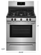 Frigidare 30 in. 5 Burner Freestanding Gas Range in Stainless Steel with Self-Cleaning Oven