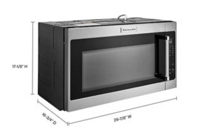 KitchenAid 30" 1000-Watt Microwave Hood Combination