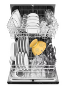 Whirlpool Top Control 24-in Built-In Dishwasher (Black) ENERGY STAR, 51-dBA