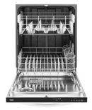 Whirlpool Top Control 24-in Built-In Dishwasher (Black) ENERGY STAR, 51-dBA