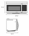 Samsung 1.6-cu ft 1000-Watt Over-the-Range Microwave (Stainless Steel)