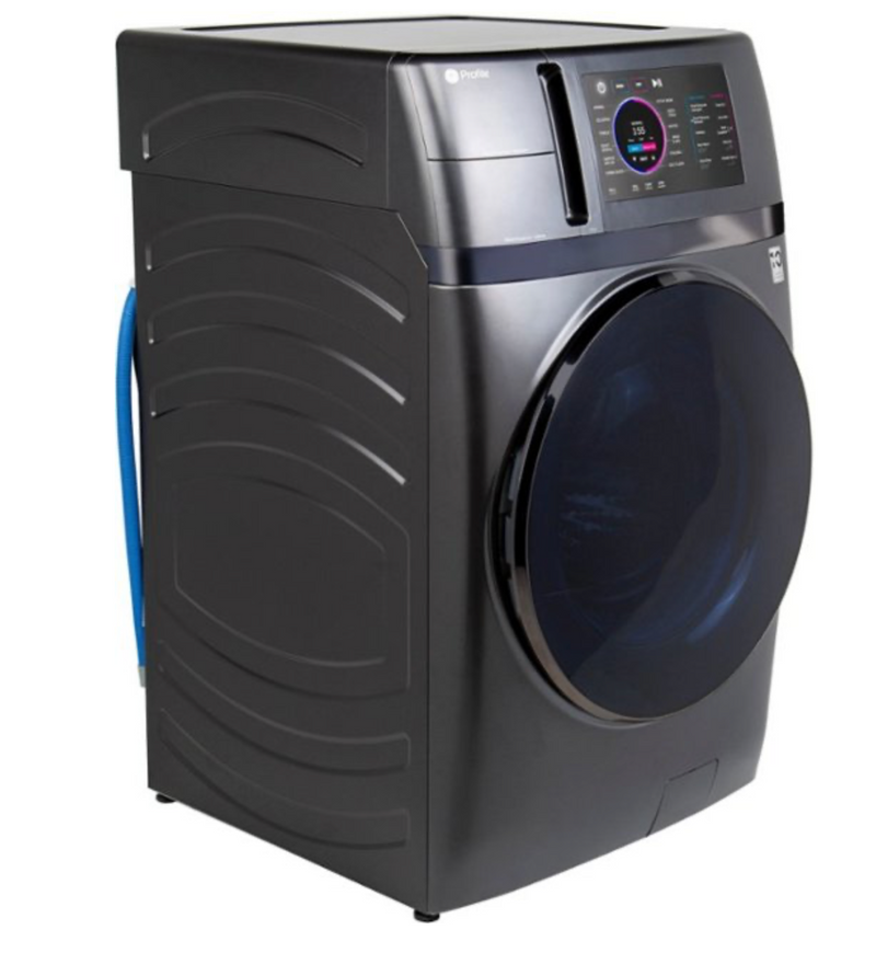 GE Profile - UltraFast 4.8 cu ft Large Capacity All-in-One Washer/Dryer Combo with Ventless Heat Pump Technology - Carbon Graphite