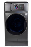 GE Profile - UltraFast 4.8 cu ft Large Capacity All-in-One Washer/Dryer Combo with Ventless Heat Pump Technology - Carbon Graphite