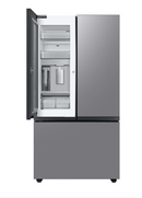 Samsung Bespoke 3-Door French Door Refrigerator (24 cu. ft.) with Beverage Center™ in Stainless Steel