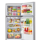 LG - 23.8 Cu Ft Top Mount Refrigerator with Internal Water Dispenser - Stainless Steel