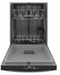 GE Dry Boost Top Control 24-in Built-In Dishwasher (Fingerprint Resistant Stainless Steel) ENERGY STAR, 55-dBA